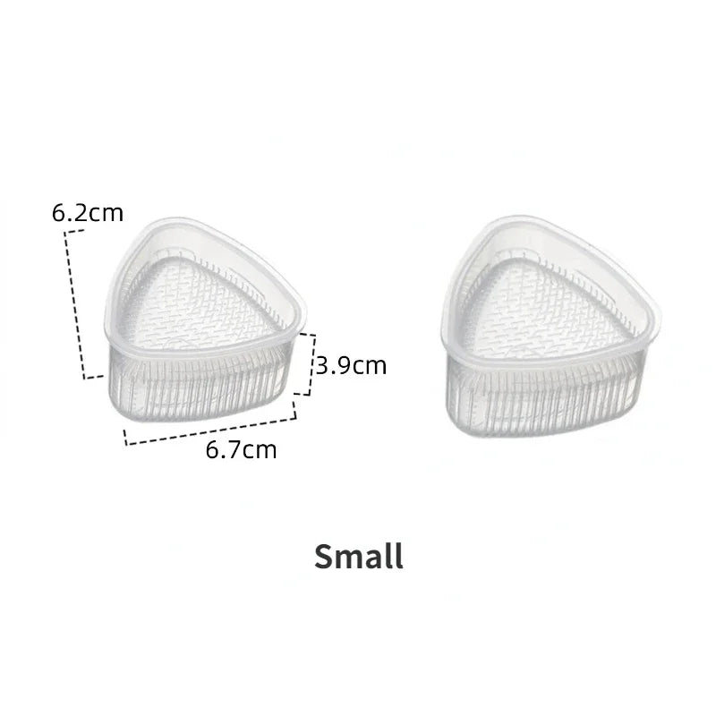 2/5pcs Plastic DIY Sushi Mold Onigiri Triangular Rice Ball Food Press Mould Sushi Maker Tool Kimbap Bento Kitchen Accessories