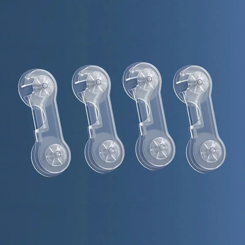 4/6Pcs/Lot Child Lock Protection Of Children Baby Drawer Anti-opening Cabinet Door Refrigerator Anti-pinch Safety Lock Buckle
