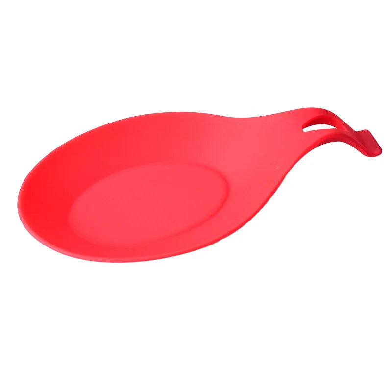 Gadgets Silicone Multipurpose Spoon Rest Mat Holder for Tableware Kitchen Utensil Supplies Accessories