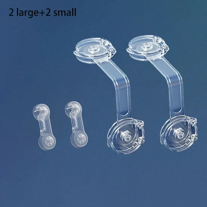 4/6Pcs/Lot Child Lock Protection Of Children Baby Drawer Anti-opening Cabinet Door Refrigerator Anti-pinch Safety Lock Buckle