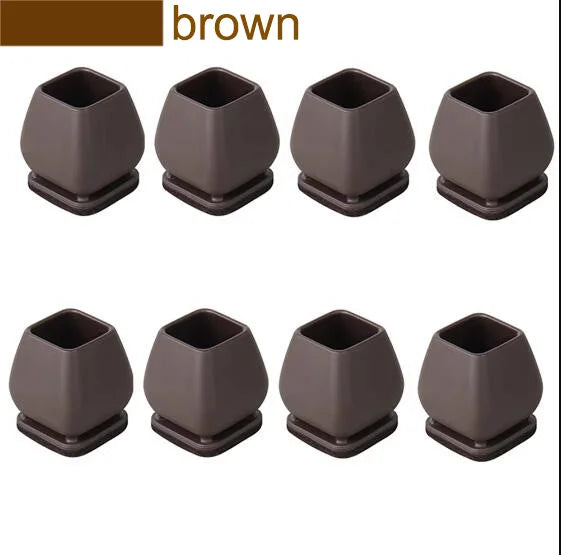8PCS Chair Foot Cover Diagonal Leg Floor Protectors with Thick Wrap Felt Pads Silicone Furniture Table Feet Protect Floors