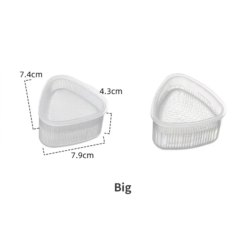 2/5pcs Plastic DIY Sushi Mold Onigiri Triangular Rice Ball Food Press Mould Sushi Maker Tool Kimbap Bento Kitchen Accessories