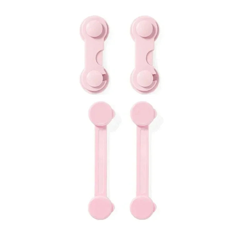 4/6Pcs/Lot Child Lock Protection Of Children Baby Drawer Anti-opening Cabinet Door Refrigerator Anti-pinch Safety Lock Buckle
