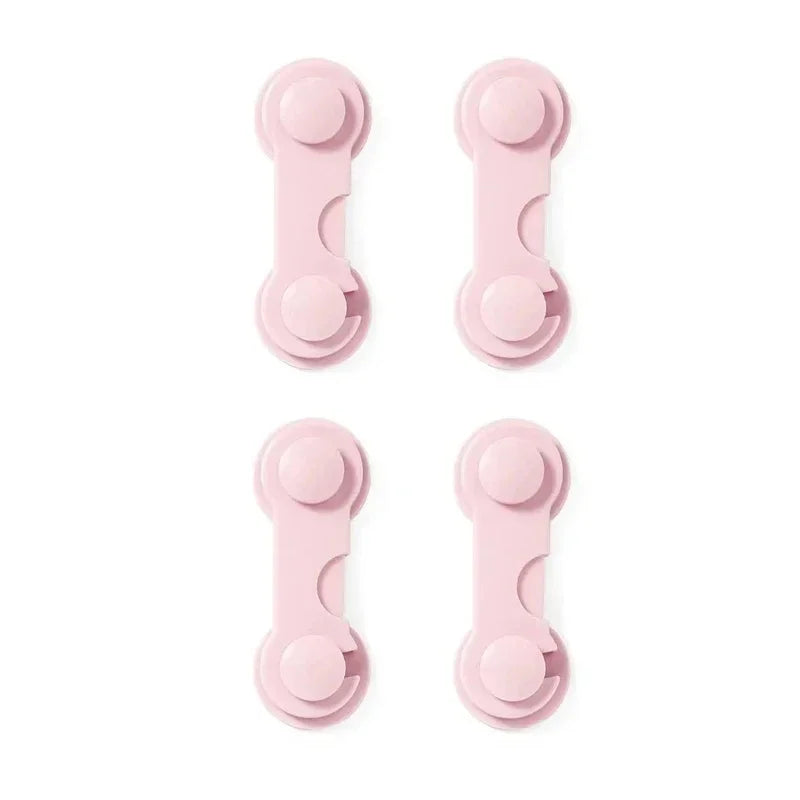 4/6Pcs/Lot Child Lock Protection Of Children Baby Drawer Anti-opening Cabinet Door Refrigerator Anti-pinch Safety Lock Buckle