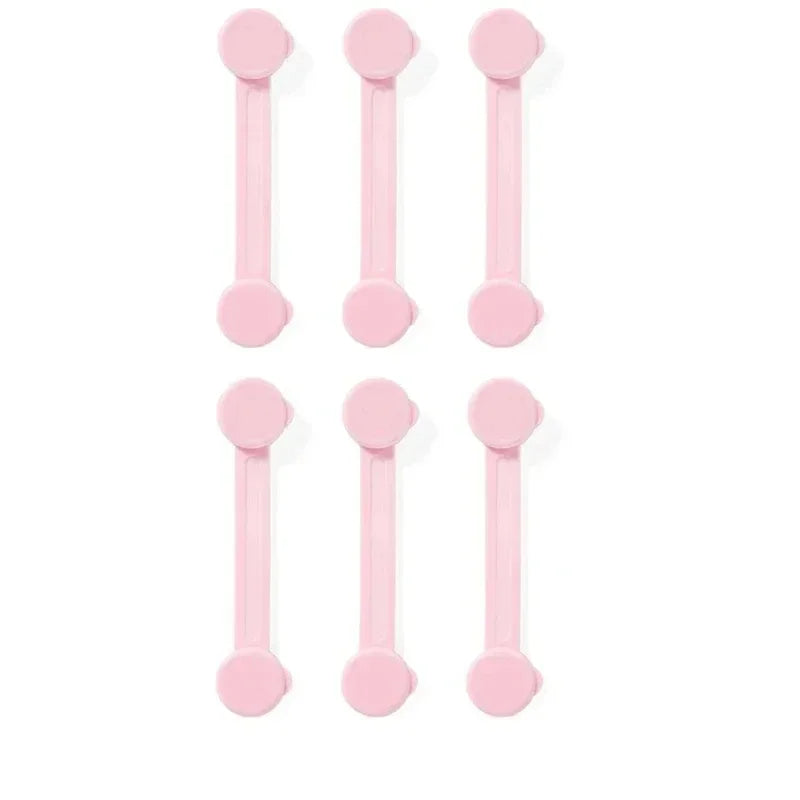 4/6Pcs/Lot Child Lock Protection Of Children Baby Drawer Anti-opening Cabinet Door Refrigerator Anti-pinch Safety Lock Buckle