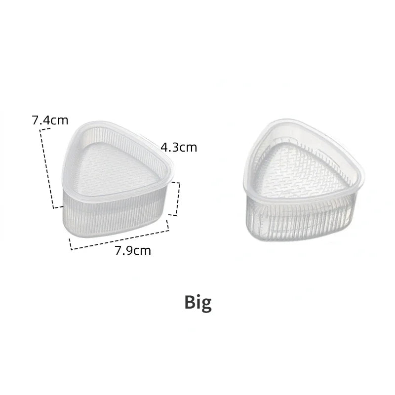 2/5pcs Plastic DIY Sushi Mold Onigiri Triangular Rice Ball Food Press Mould Sushi Maker Tool Kimbap Bento Kitchen Accessories