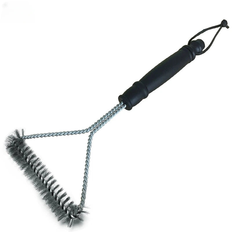 Barbecue Grill BBQ Brush Clean Tool Grill Accessories Stainless Steel Bristles Non-stick Cleaning Brushes Barbecue Accessories