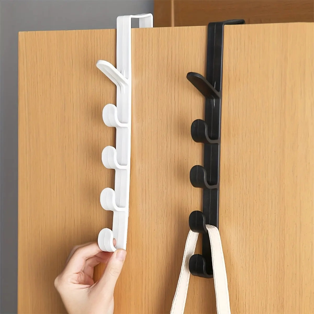 1PC Family Long Row Hook Bedroom Storage Shelf Wall Hanging Storage Hooks