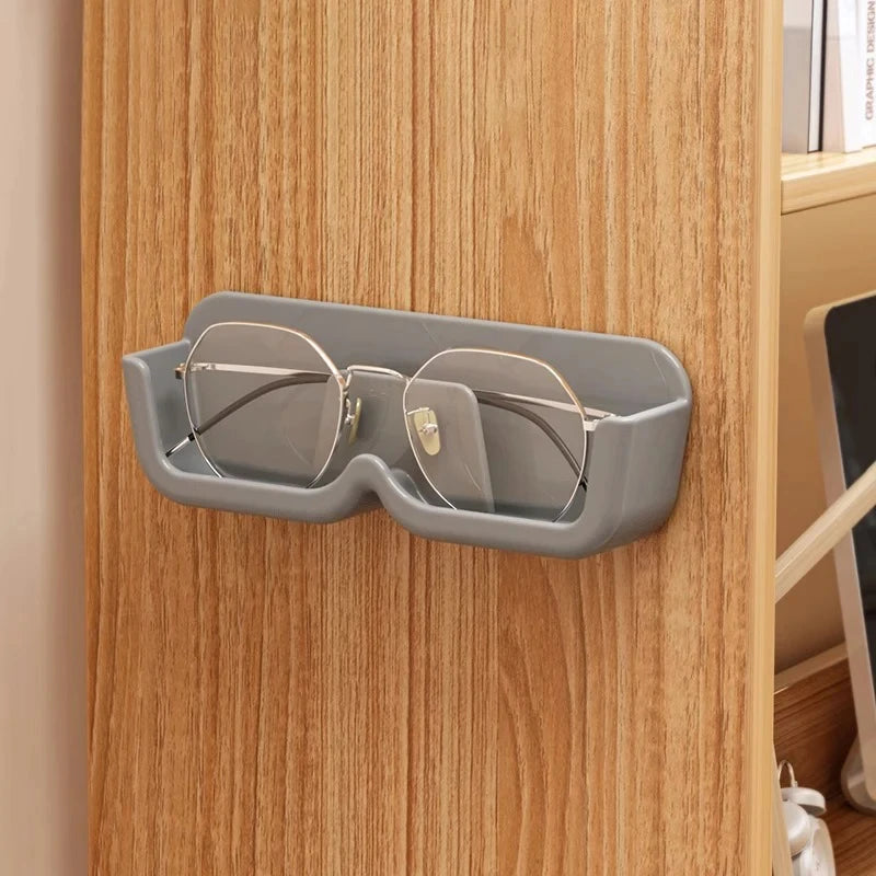 Glasses Display Cabinet Sunglasses Storage Box Wall Mounted Perforated Free Sunglasses Storage Glasses Rack Home Tidying