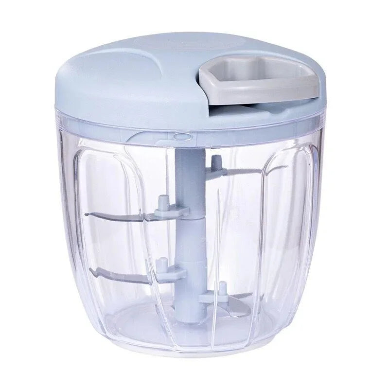 900ML Hand Chopper Manual Rope Food Processor Silcer Shredder Salad Maker Garlic Onion Cutter Kitchen Tool Accessories