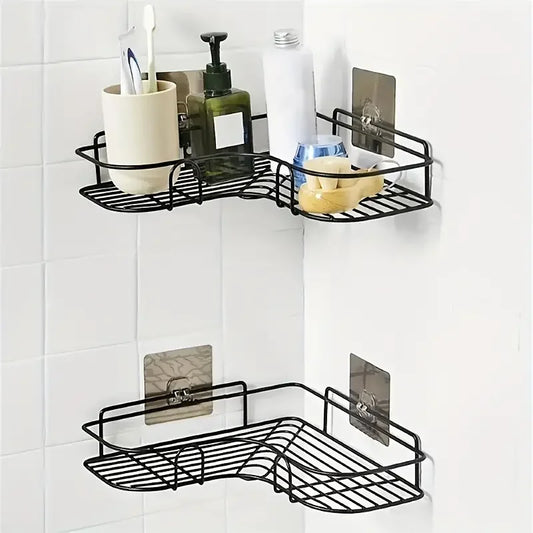 1PCS Non Perforated Bathroom, Bathroom, Triangle Shelf, Wall Mounted Toilet, Bathroom, Washbasin, Storage of Wall Supplies