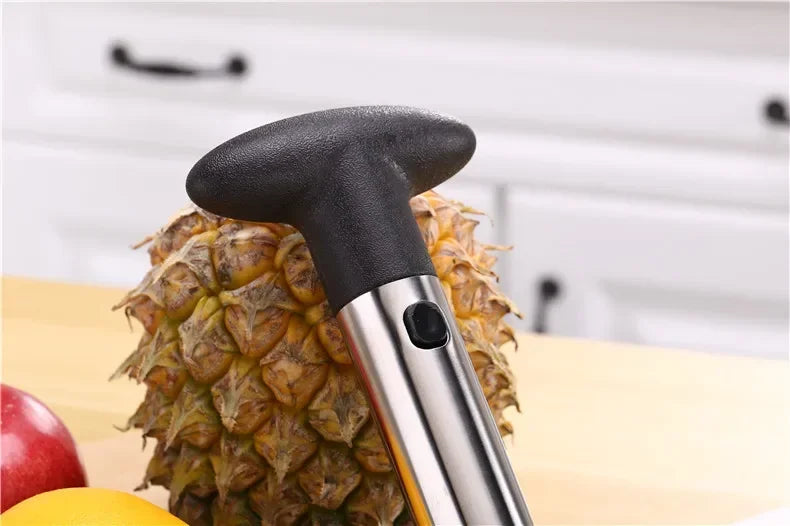 Pineapple Knife Cutter Stainless Steel Fruit Peeler Covered with Slicing Knives with Sharp Blades for Home and Kitchen Use