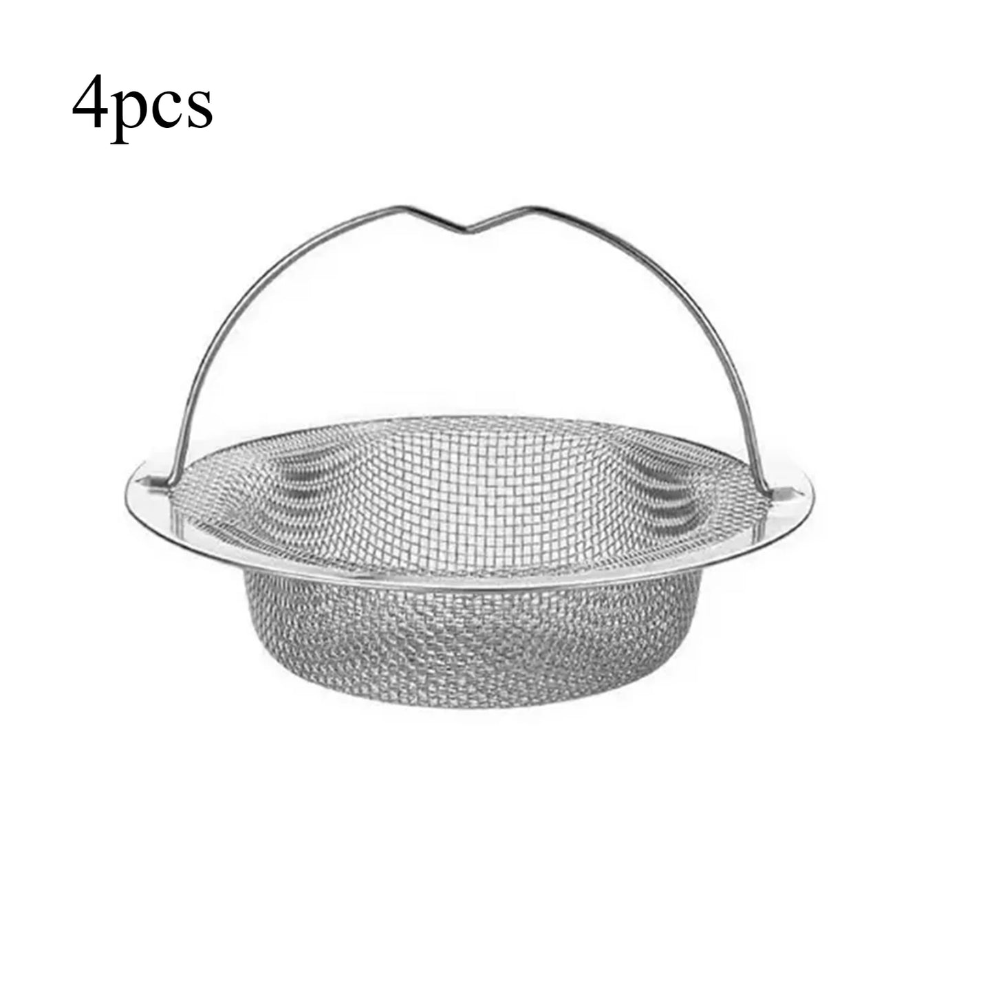 1Pc Stainless Steel Kitchen Sink Filter, Garbage Food Residue/Hair Catcher, Keep Your Bathtub