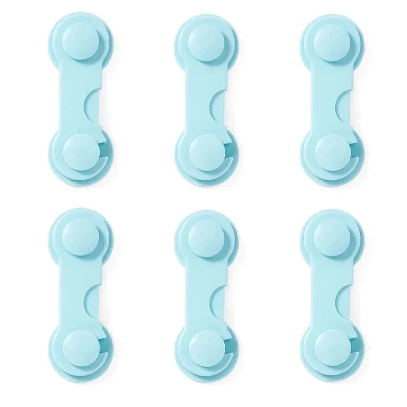 4/6Pcs/Lot Child Lock Protection Of Children Baby Drawer Anti-opening Cabinet Door Refrigerator Anti-pinch Safety Lock Buckle