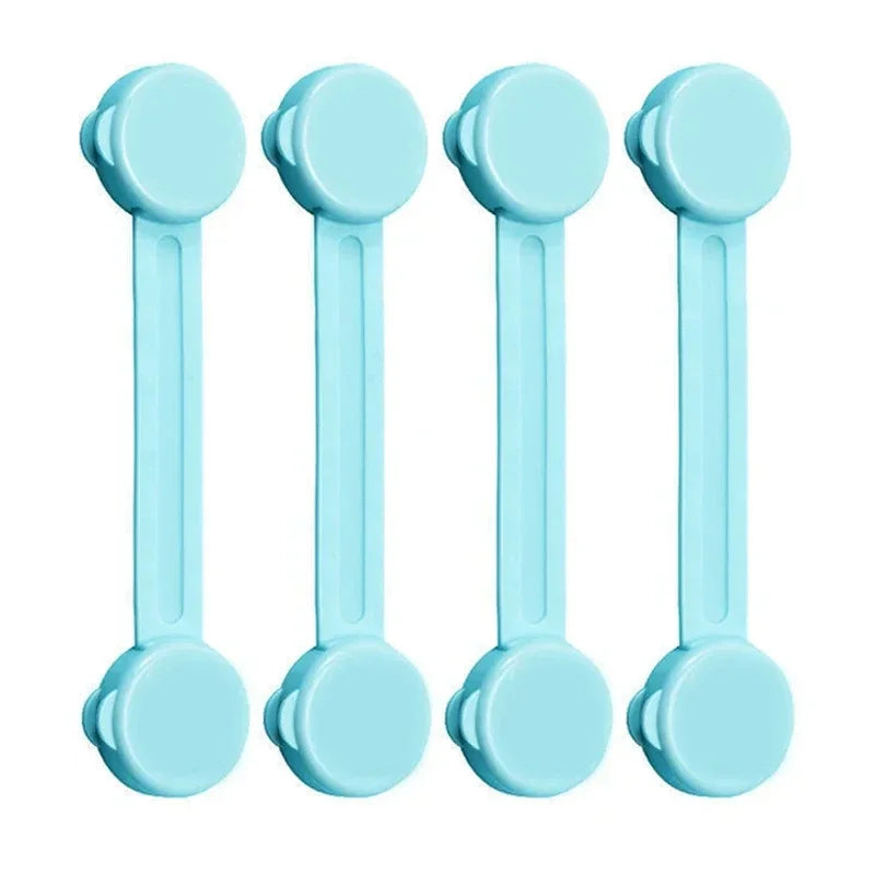 4/6Pcs/Lot Child Lock Protection Of Children Baby Drawer Anti-opening Cabinet Door Refrigerator Anti-pinch Safety Lock Buckle