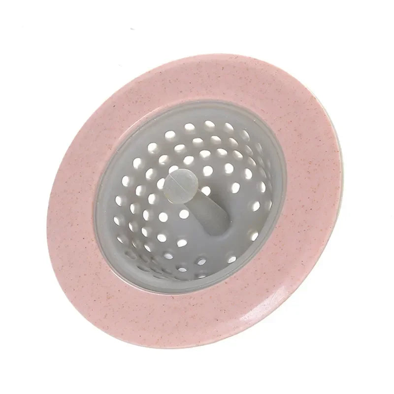 Silicone Anti-clogging Filter Portable Sink Strainer Bathroom Kitchen Tool for Drains Cover Hair Waste Plug Filter Strainer