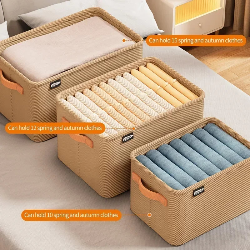 Thicken Clothes Organizer Pants Sweater Storage Cabinets Drawers Organizer Jeans Storage Box Wardrobe Clothes Storage Organizers