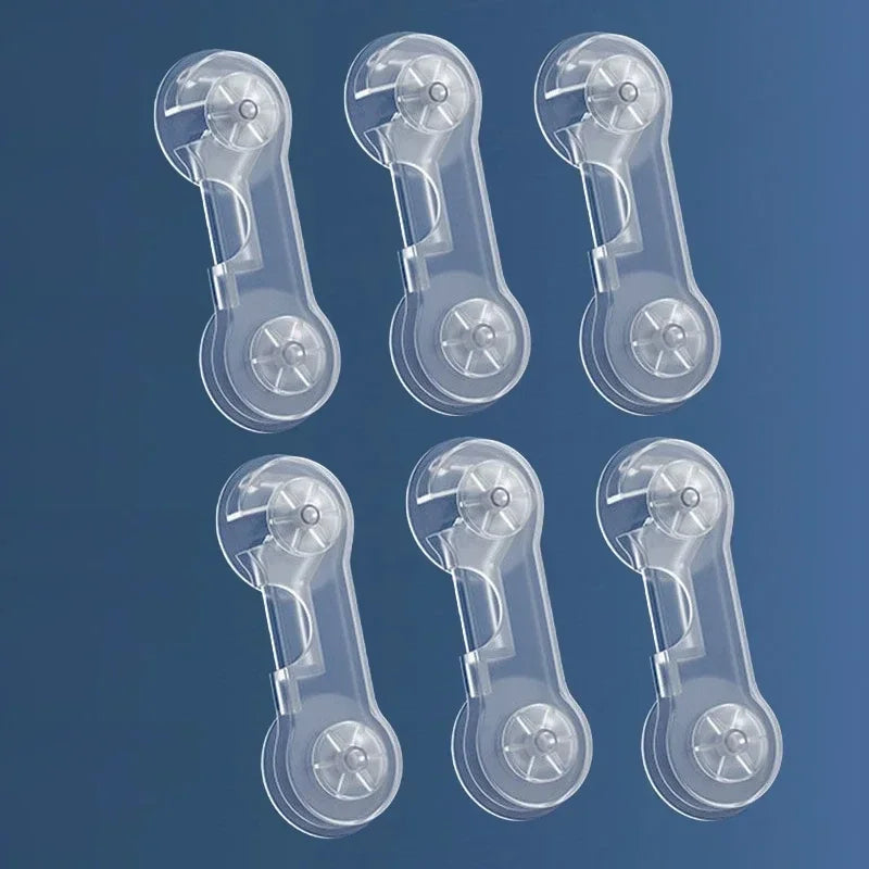 4/6Pcs/Lot Child Lock Protection Of Children Baby Drawer Anti-opening Cabinet Door Refrigerator Anti-pinch Safety Lock Buckle