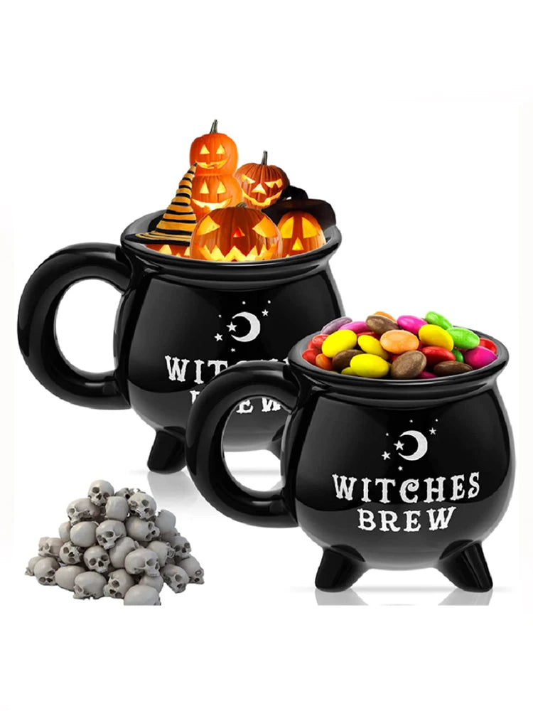 1pc, Witch Brew Coffee Mug,350ml/ 11.8oz Ceramic Coffee Cup, Water Cups,Summer Winter Drinkware,Birthday Gifts,Halloween Gift