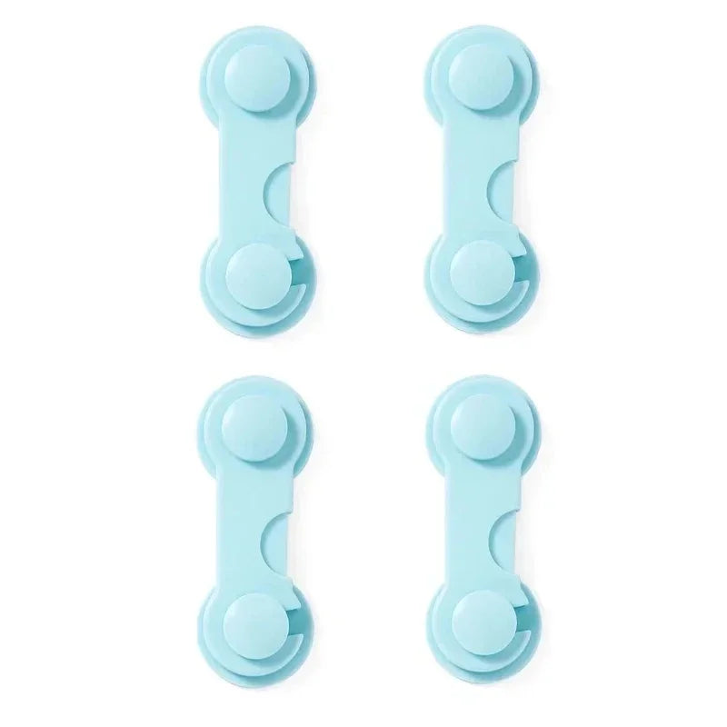 4/6Pcs/Lot Child Lock Protection Of Children Baby Drawer Anti-opening Cabinet Door Refrigerator Anti-pinch Safety Lock Buckle