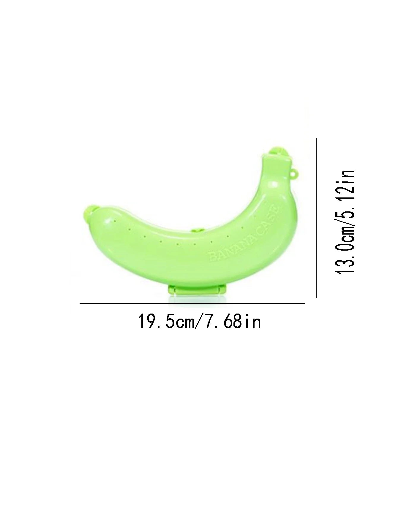 Three colors travel outdoor portable banana box fruit storage box plastic banana shape banana protective case