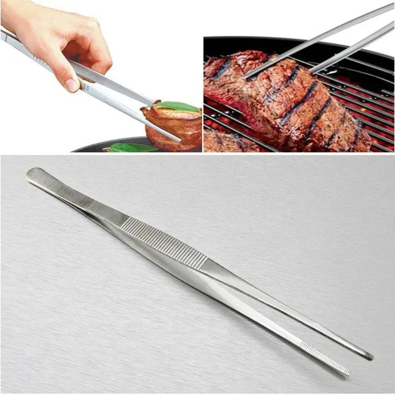 Multifunction Barbecue Tongs Food Tongs Food Clip Kitchen Gadgets Stainless Steel Churrasco Tweezers Clip Buffet BBQ Tool