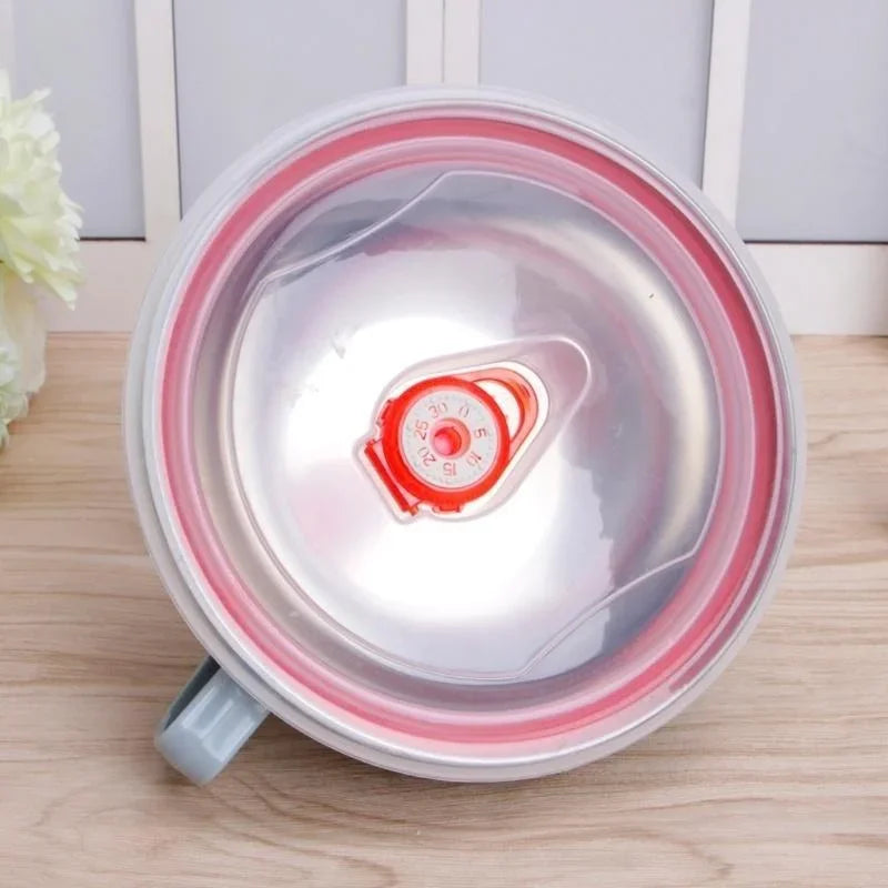 Stainless Steel Bowl with Handle Solid Color Anti Scalding Instant Noodles  Mixing Bowl Kitchen Tableware Food  Accessory