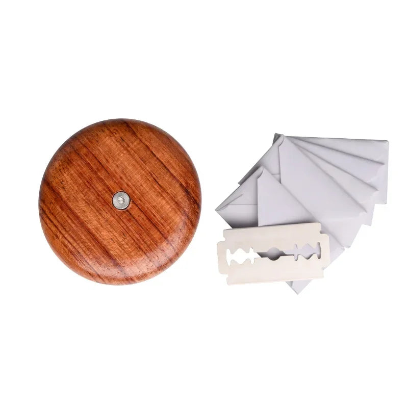 Bread Bakery Lame Tools Wooden Scraper Bread Knife/Slicer/Cutter Dough bakery stone Scoring Lame with Blades Arc Curved Knife1PC