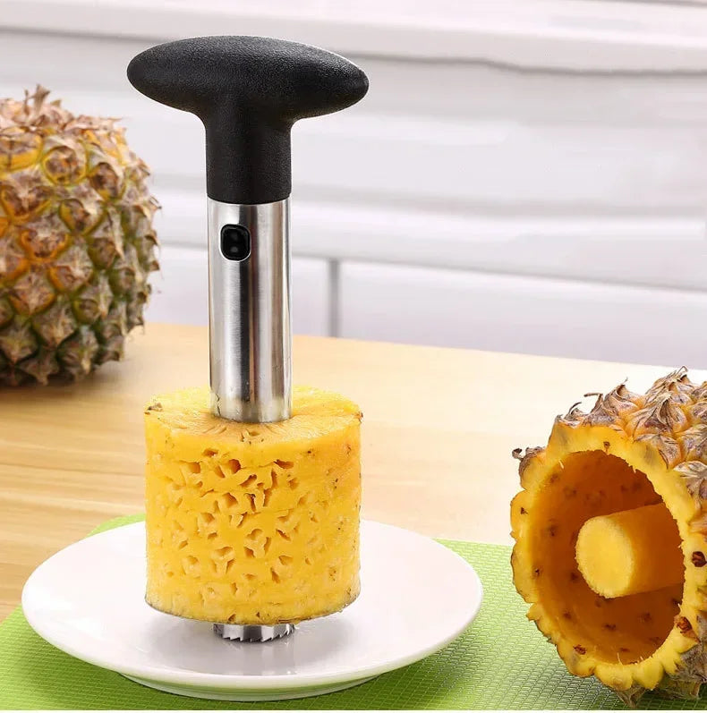 Pineapple Knife Cutter Stainless Steel Fruit Peeler Covered with Slicing Knives with Sharp Blades for Home and Kitchen Use