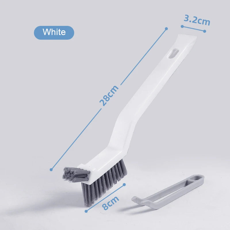 Multipurpose Bathroom Tile Floor Gap Cleaning Brush Window Groove Hand Cleaning Brush Household Wall Corner Kitchen Tool