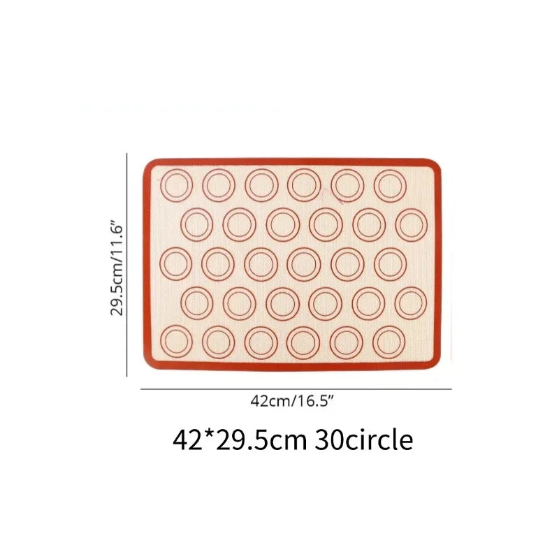 Silicone Baking Mat Kneading Pad Dough Mat Pizza Cake Dough Maker Kitchen Cooking Grill Non-Stick Gadgets Bakeware Pastry Mat