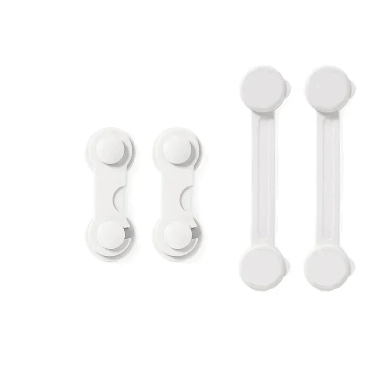 4/6Pcs/Lot Child Lock Protection Of Children Baby Drawer Anti-opening Cabinet Door Refrigerator Anti-pinch Safety Lock Buckle