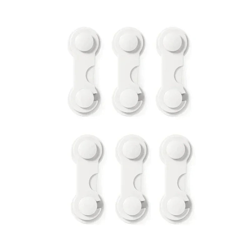 4/6Pcs/Lot Child Lock Protection Of Children Baby Drawer Anti-opening Cabinet Door Refrigerator Anti-pinch Safety Lock Buckle