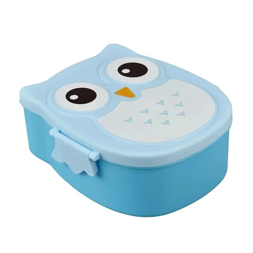 1Pc Owl Shaped Lunch Box With Compartments Lunch Food Container With Lids Almacenamiento Cocina Portable Bento Box For Kids