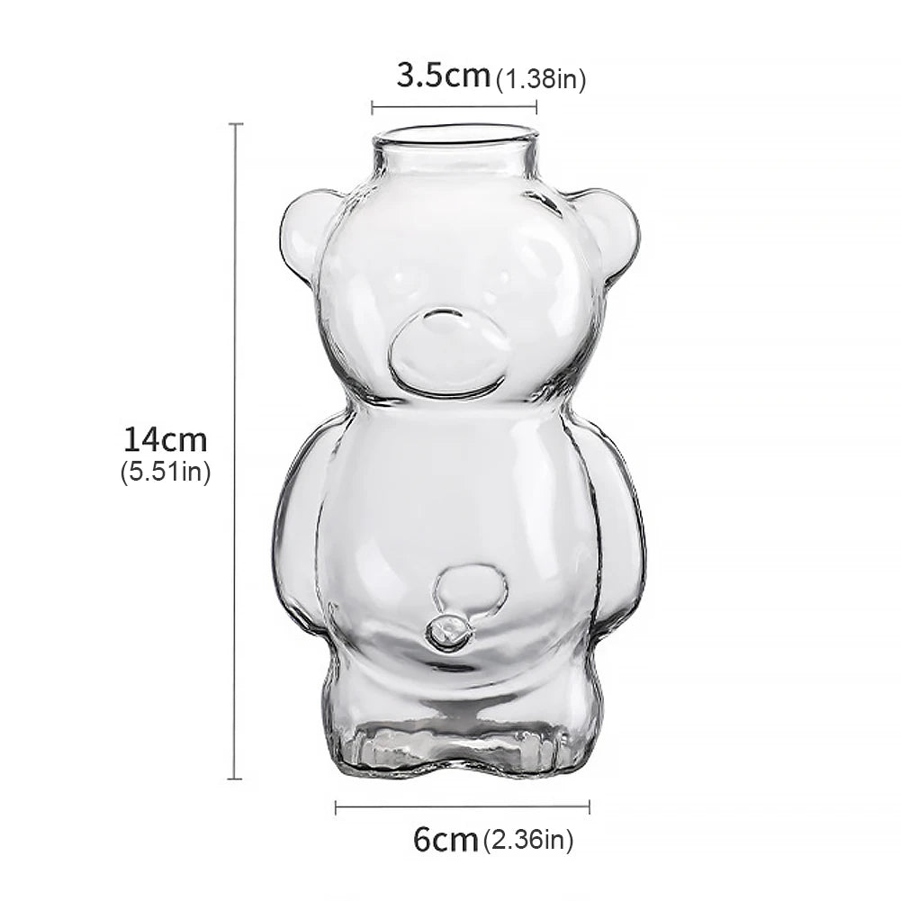 320ML Creative Cute Bear Coffee Mug with Straw with Straw Glasses Cup Birthday Christmas Gifts for Women Kids Friends Wholesale