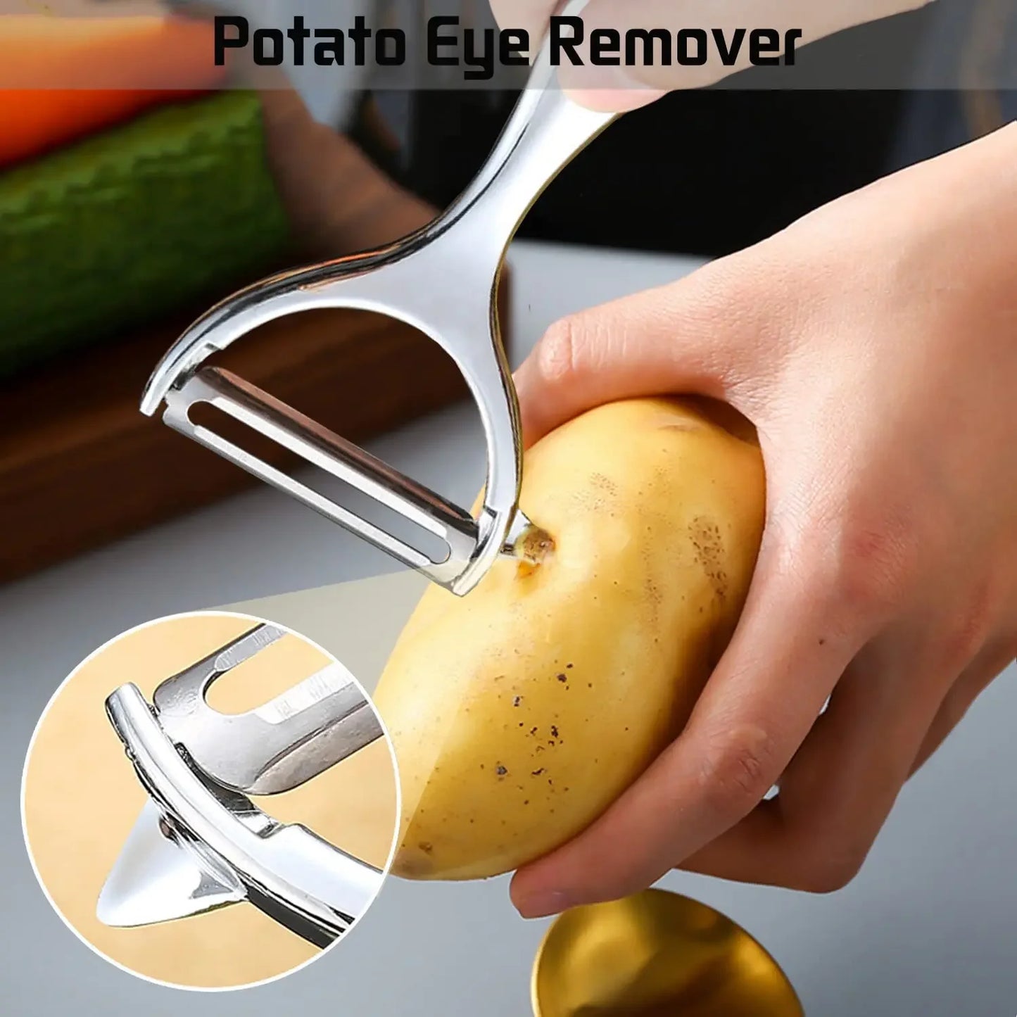 Stainless Steel Vegetable Peeler Potato Peeler Multi-function Carrot Grater Fruit Tools Kitchen Accessories Cuisine Pelador