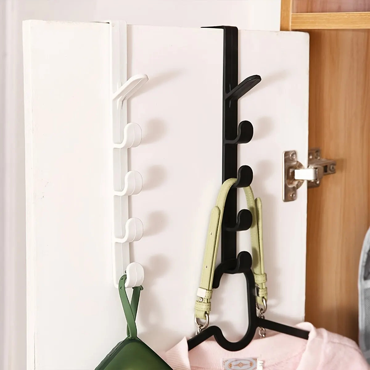 1PC Family Long Row Hook Bedroom Storage Shelf Wall Hanging Storage Hooks