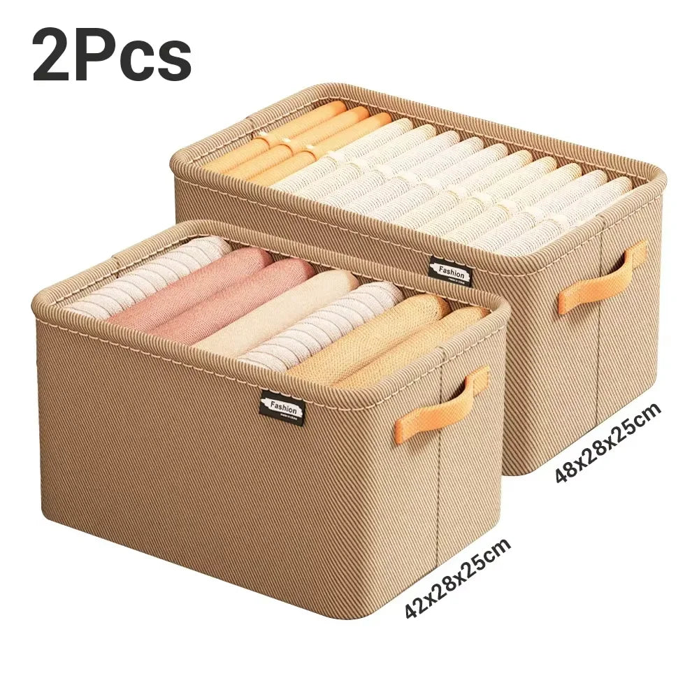 Thicken Clothes Organizer Pants Sweater Storage Cabinets Drawers Organizer Jeans Storage Box Wardrobe Clothes Storage Organizers