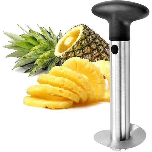 Pineapple Knife Cutter Stainless Steel Fruit Peeler Covered with Slicing Knives with Sharp Blades for Home and Kitchen Use