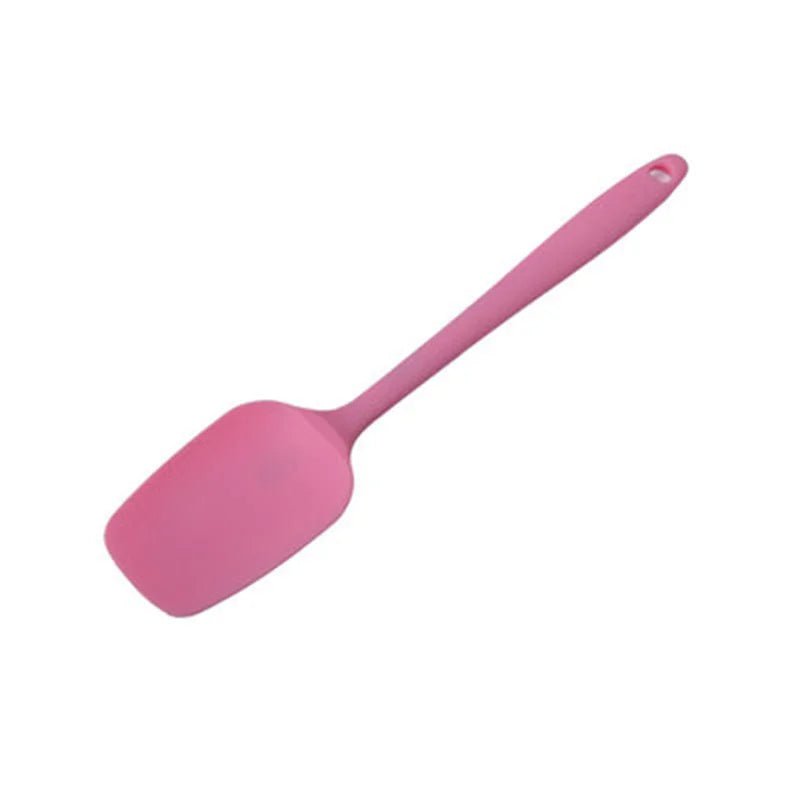 21CM Silicone Shovel Universal Heat Resistant Integrate Handle Spoon Scraper Spatula Ice Cream Cake Kitchen Tool Utensil