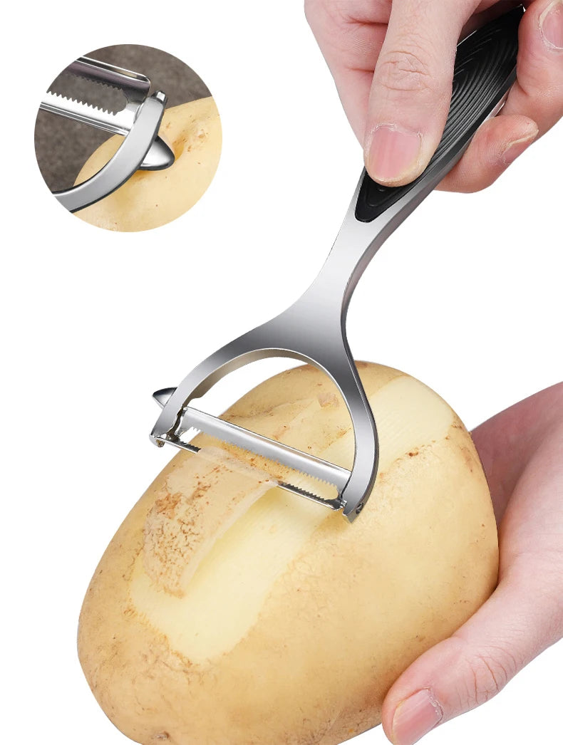 Stainless Steel Vegetable Peeler Potato Peeler Multi-function Carrot Grater Fruit Tools Kitchen Accessories Cuisine Pelador